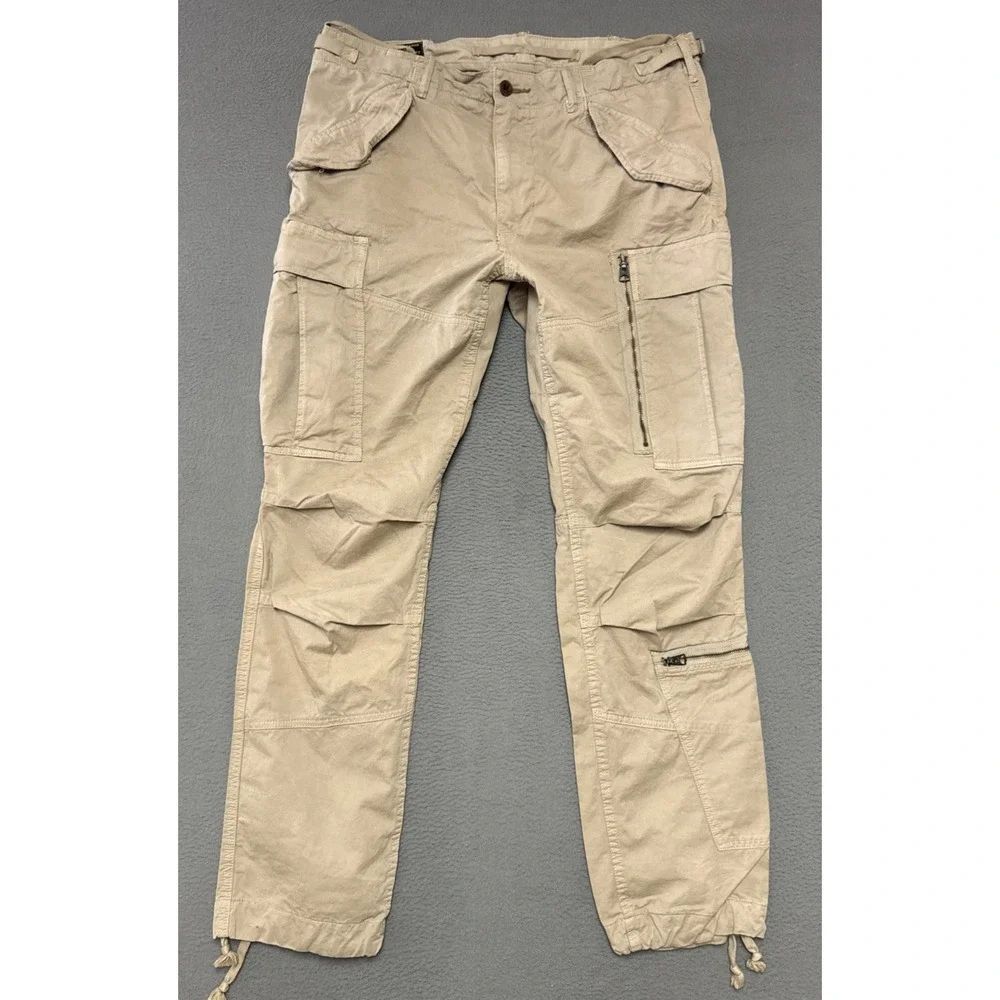 VTG Polo Ralph Lauren Military Spec Cargo Pants Mens 36x30 (34x30) MIL-J-4883A